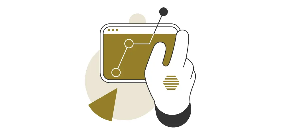 Tsunagu Pro 操作している模式図